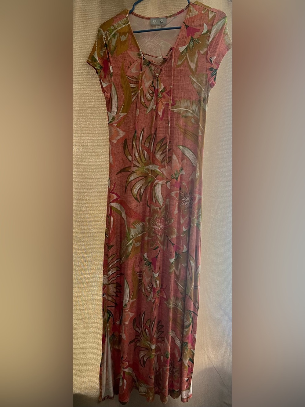 Floral Pink Maxi Dress